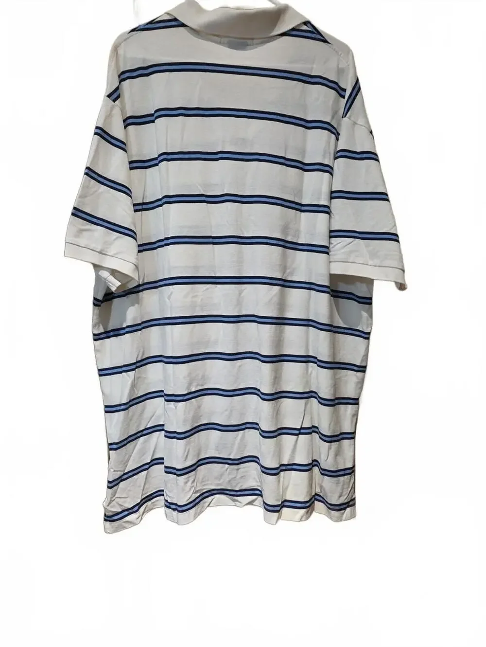 Polo Ralph Lauren Blue/ White  Short Sleeve Polo Sz 3XB /  3XL Big. 100% Cotton